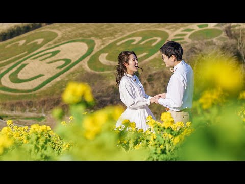 【菜の花と戯れ】結婚式オープニングムービー/私服/淡路島