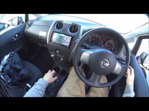 Nissan Note POV Drive Reverse into Parking Space