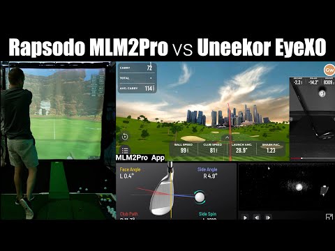 Rapsodo MLM2Pro vs Uneekor EyeXO - RPT Ball, Sharpie Ball, and Plain Ball Testing