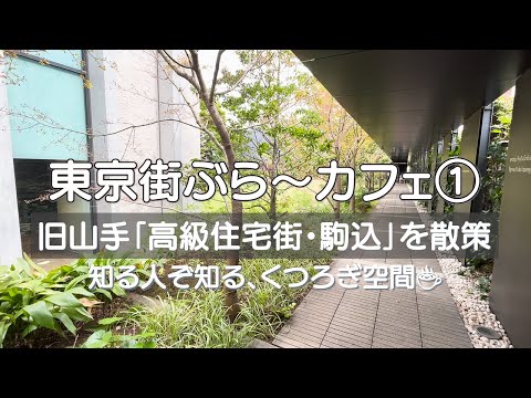 【東京街ぶら〜カフェ①】「高級住宅街・駒込」を散策　マダムが集う素敵なカフェに出会いました💕