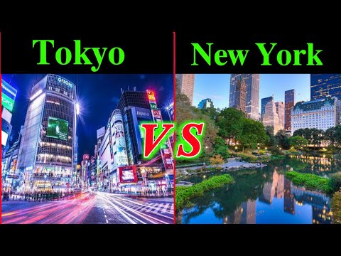 Tokyo vs New York #youtubeshortsvideo