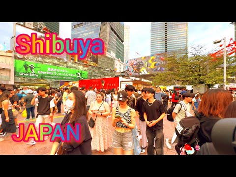 Night Strolling in Shibuya.  Tokyo, Japan.