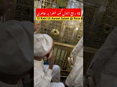 12 Rabi Ul Awwal Hazri at Roza Rasool SAWW #umaisavlogs #religion #travel