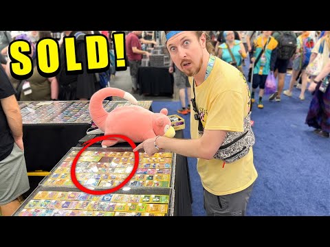 I Spent 1 Day at a GAMING SHOW Searching for Pokemon Cards!