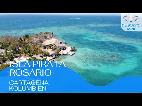 Isla Pirata - Rosario Kolumbien Karibik Insel - Ausflug Drohnen Video