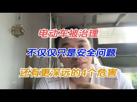 电动车被治理，不仅仅只是安全问题，还有更深远的4个危害