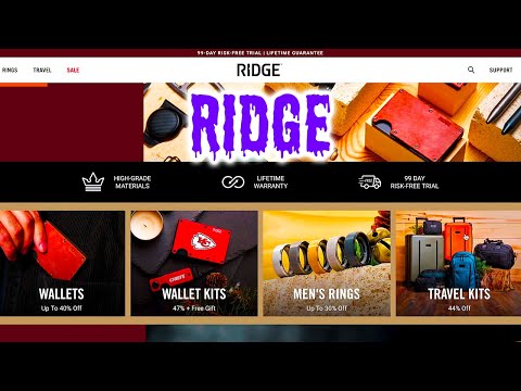 RIDGE HOLIDAY DEALS | Travel Kits, Review Products and Much More!