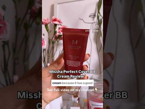 Missha Perfect Cover BB Cream Review (shades: 21,23,27) #shorts