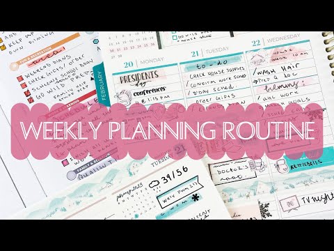 Weekly Planning Routine | From Goal Setting to Meal Planning, How I get organized for the week