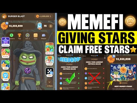 Memefi Stars Season 2 Airdrop ? | Memefi Airdrop Withdrawal Now | Memefi Listing Date