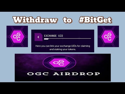 Withdraw your #OGC to your #Bitget Exchange