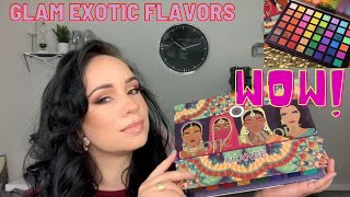 GLAM LOOK/BEST AFFORDABLE COLORFUL PALETTE/EXOTIC FLAVORS UCANBE FROM AMAZON