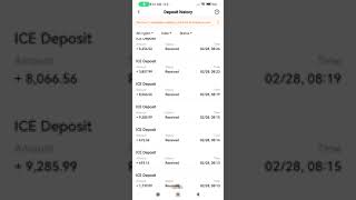ice Network Withdraw Received Today | Ice network distribution start 28 February