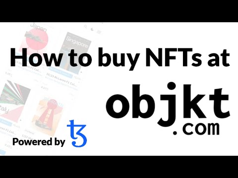 How to buy NFTs at objkt.com featuring McLaren Collectibles and Kukai Wallet