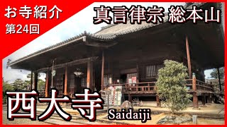 【お寺紹介24】西大寺・奈良（南都七大寺）－真言律宗 総本山－ 6分でお寺を案内します。