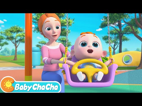 Playing on the Swing Is So Much Fun | Playground Song + Baby ChaCha Nursery Rhymes & Kids Songs