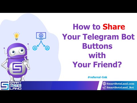 How to share your Telegram bot buttons with your friends?