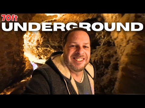 🔴 I Explored A 70ft Deep CAVE Near Wisconsin Dells 😯