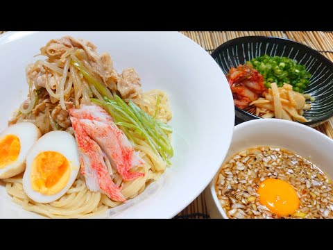 【ピリ辛冷しゃぶつけ麺】#29 手軽で簡単！タレは○○を使えば簡単