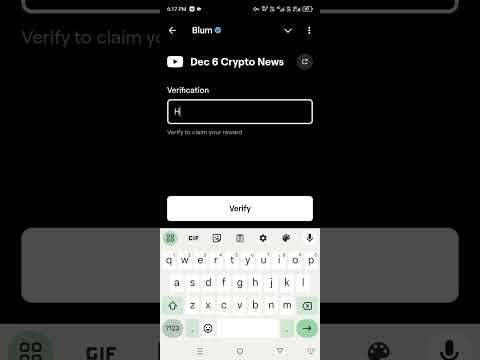 Blum New Keyword |Blum Today Video Keyword |DEC 6 CRYPTO News Keyword #blum #blumvideocode#blum