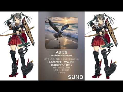 【オリジナル曲】瑞鶴のテーマ曲をAIで作ってみた #瑞鶴 #艦これ #艦隊これくしょん #音楽生成ai #aiアート #chatgpt #sunoai #kancolle #艦隊collection