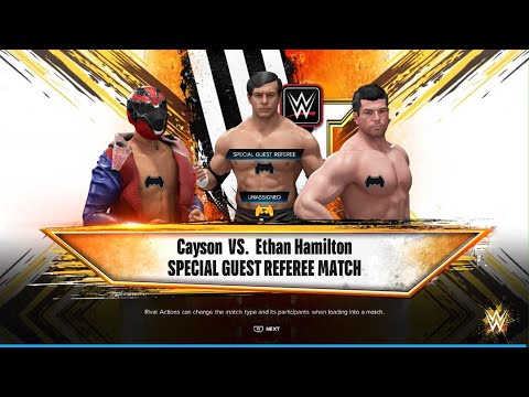 WWE 2K24: AWA Wrestling: Cayson vs Ethan. Special guest refaree (Sean Lee)