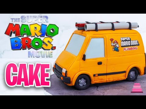 Super Mario Plumbing Van CAKE - Super Mario Bros. Movie Cake