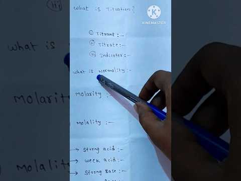 #normality #molarity #molality #titration #alcoa #pharmacompanies #qualitycontrol #pharma