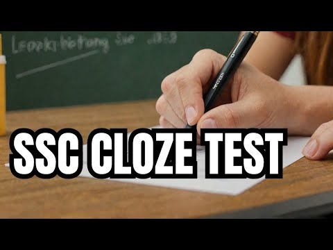 cloze test for SSC Exams | cloze test practice #english #SSC #learnenglish #learning