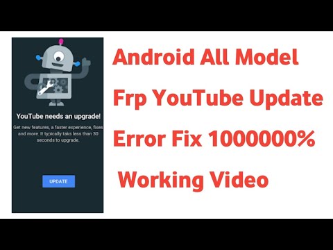 Tecno Infinix YouTube Update Frp Error Fix Without Pc 2023 Without pc Remove Google Account