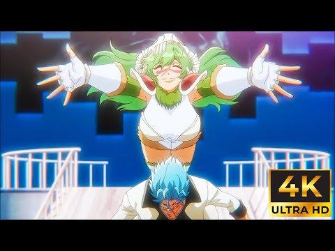 Nel Hits Grimmjow With Her Chest 4K (English Sub) - BLEACH Thousand-Year Blood War Part 3