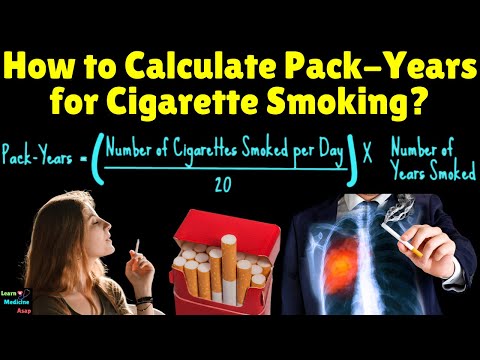 How to Calculate Pack-Years for Cigarette Smoking? | Pack Years Calculator