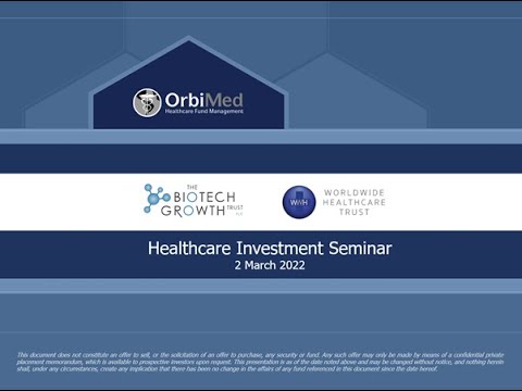 Frostrow Capital - Healthcare Investment Webinar - Worldwide Healthcare Trust & Biotech Growth Trust