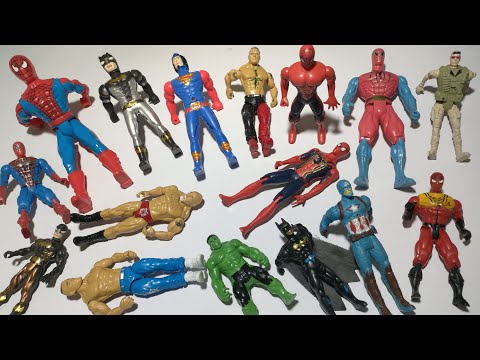 AVENGERS TOYS/Action Figures/Cheap Price/Ironman vs Hulk, Thor vs Spiderman/Unboxing Superheroes