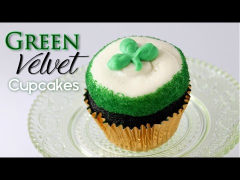 Green Velvet Cupcakes