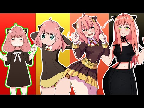 Anya COMPILATION Sad Cat Dance | Spy x Family Animation