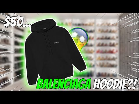 I BOUGHT A $50 *BALENCIAGA* HOODIE... #sneakers #replica #dhgate