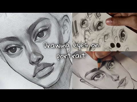 How to draw eyes on your Portraits