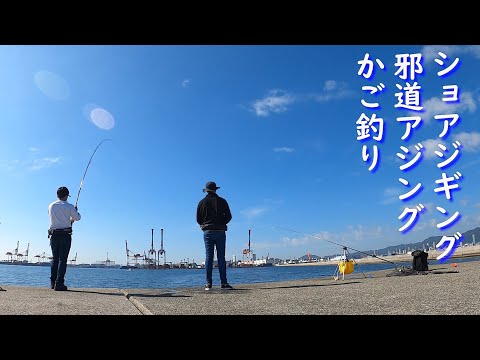 【ショアジギング】晩秋の大阪湾の堤防で想像を超えた"大物"が食ってきた！！