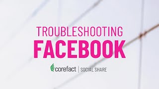 SOCIAL SHARE TROUBLESHOOTING - Facebook new page experience