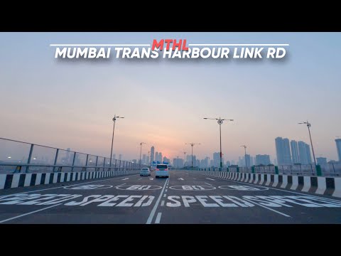 India's🇮🇳 Longest Sea Bridge - Mumbai Trans Harbour Link Rd - MTHL(Atal Setu) - 4K