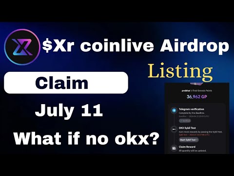 xraders $xr token listing and distribution  | how to claim $xr token without okx | crypto Airdrop