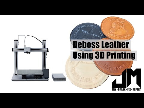 How to Deboss Leather Using 3D Printing