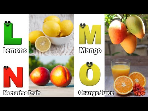 Fruit ABC Song for Children | Phonics for Kids | Learn English Alphabet Letters