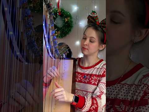 Merry Christmas to you 🎄✨ #leverharp #harp #арфа #christmasmusic #celticharp #harper