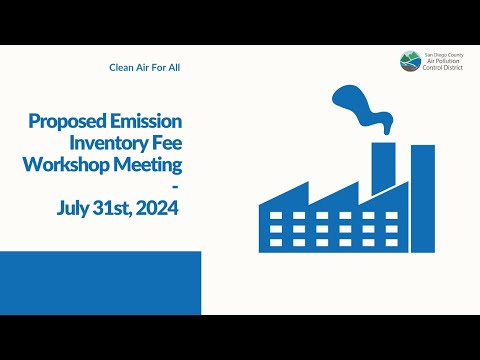 Proposed Emission Inventory Fee Workshop 07-31-24