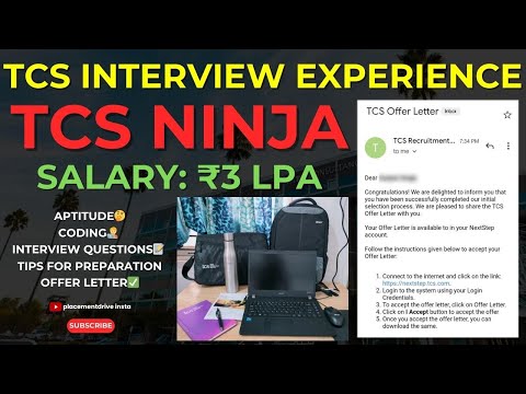 Cracking TCS NQT Ninja Interview | Selected Candidate's Experience & Tips for Success 2024