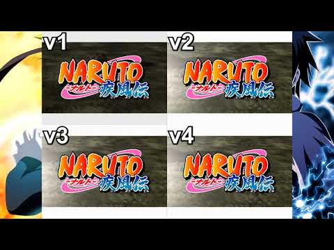 Naruto Shippuden - Opening 1 Comparison - Versions 1-4 (HD - 60 fps)