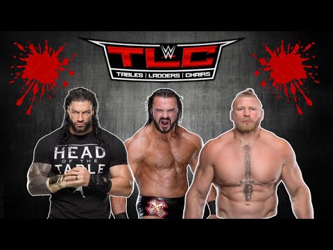 Triple Threat Match | Roman Reigns vs Brock Lesnar vs Drew McIntyre | Tables, Ladders and Chairs