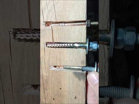 Anchor bolts operating principle! Correct installation technique demonstration #shorts #diy #anchor